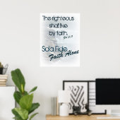 Sola Fide/ Faith Alone Poster (Heimbüro)