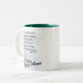 Sola Gratia/Anmut allein Zweifarbige Tasse (Vorderseite Links)