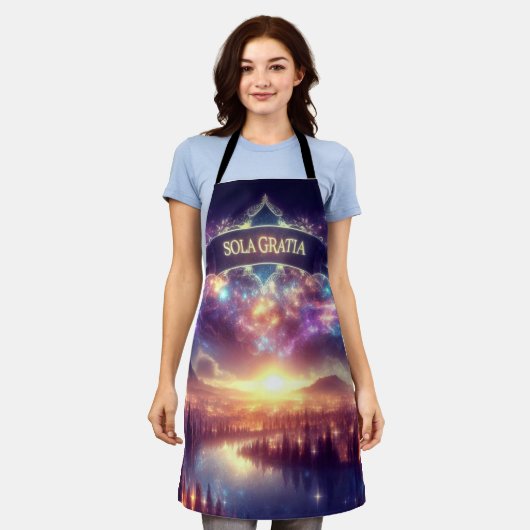 Sola Gratia Grace allein Christlich reformierte So Schürze (Getragen)
