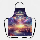 Sola Gratia Grace allein Christlich reformierte So Schürze (Vorderseite)