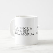Sola Lingua Bona Kaffeetasse (Vorderseite Links)