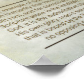 "SOLA SCRIPTURA" 14x11 Poster (Archiv, Matt) (Ecke)