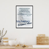 Sola Scriptura/allein Schrift Poster (Küche)
