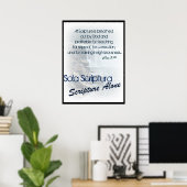 Sola Scriptura/allein Schrift Poster (Heimbüro)