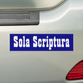 Sola Scriptura Autoaufkleber (Auf Auto)