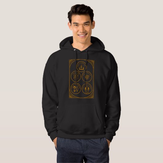 Sola Scriptura Reformation 5 Solas Hoodie (Vorne ganz)