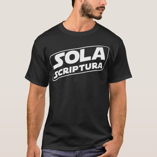 Sola Scriptura Reformierte Theologie  T-Shirt (Vorderseite)