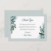 Solace Beileid Vielen Dank Dankeskarte (Vorne/Hinten)