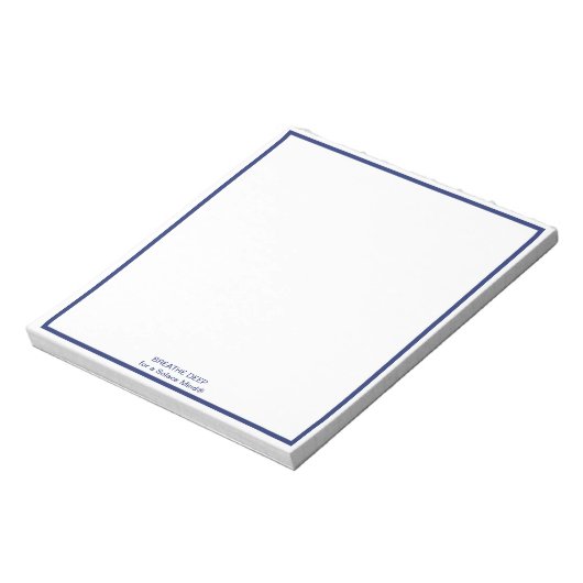 Solace Mind® Breathe Deep Notizblock (Rotiert)