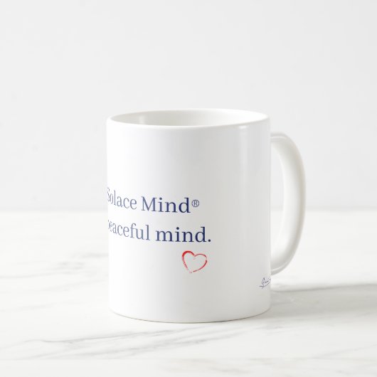 Solace Mind® Classic Tasse, 11 oz Kaffeetasse (VorderseiteRechts)