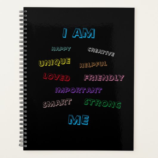 Solace Mind® I AM Affirmations Planner Planer (Vorderseite)