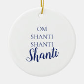 Solace Mind® OM Shanti Ornament (Vorne)