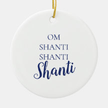 Solace Mind® OM Shanti Ornament