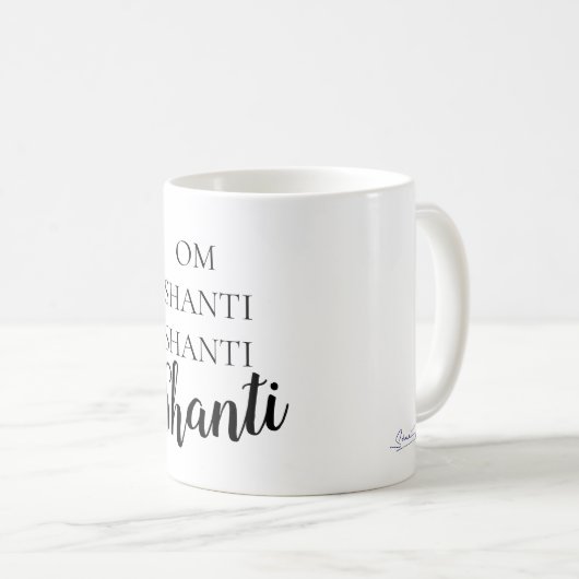 Solace Mind® OM Shanti Tasse (VorderseiteRechts)