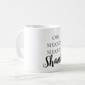 Solace Mind® OM Shanti Tasse (Vorderseite Links)