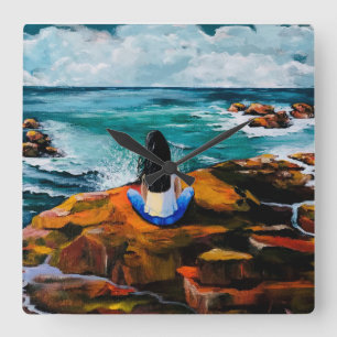 Solace Quadratische Wanduhr