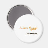 Solana Beach California Classic Magnet (Vorderseite/Rückseite)