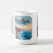 Solana Beach California San Diego Vintag Kaffeetasse (Vorderseite Links)