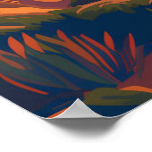 Solana Beach California San Diego Vintag Poster (Ecke)