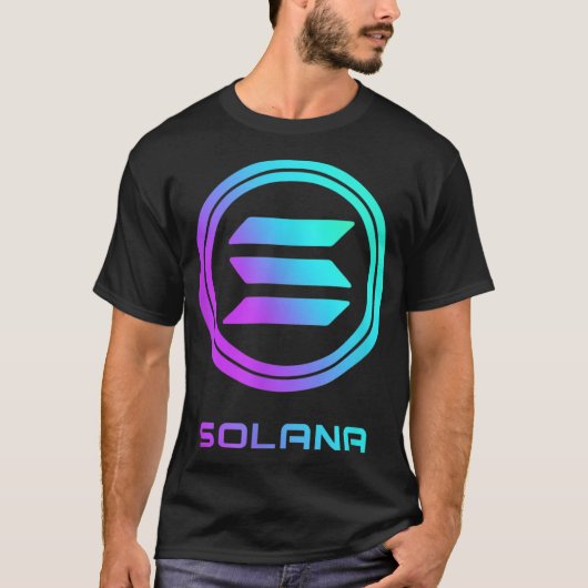 SOLANA Crypto SOL-Münzblockkette Dezentralisierte  T-Shirt (Vorderseite)