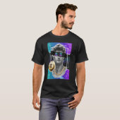 Solana Crypto Token Modern Art Statue Cryptocurren T-Shirt (Vorne ganz)