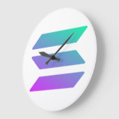 Solana Große Wanduhr (Winkel)