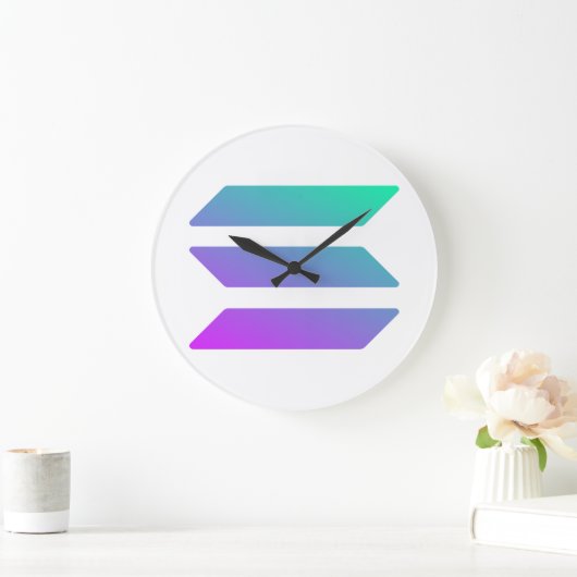 Solana Große Wanduhr (Zuhause)