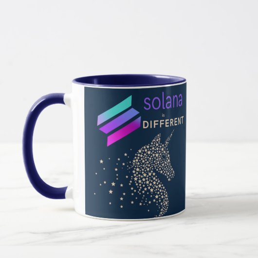 Solana Kryptokaffee Tasse Handel Geschenksockel (Links)