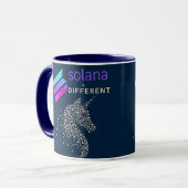 Solana Kryptokaffee Tasse Handel Geschenksockel (Vorderseite Links)