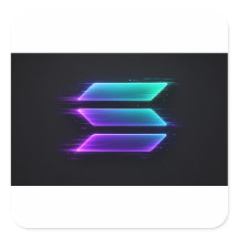 Solana Neon Speed Bars Aufkleber