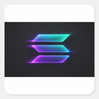 Solana Neon Speed Bars Aufkleber