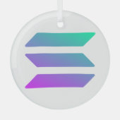 Solana Ornament Aus Glas (Vorderseite)