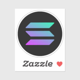 SOLANA TO MOON TRADER Moderne Aufkleber