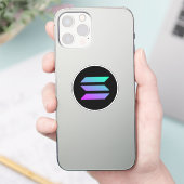 SOLANA TO MOON TRADER Moderne Aufkleber (Telefon)