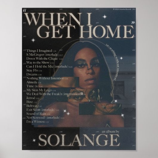 Solange Artwork Poster (Vorne)