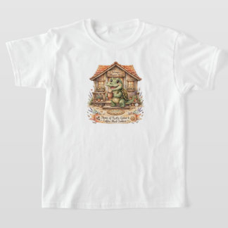 Solange Cozy Alligator House Jugend Mittel T-Shirt