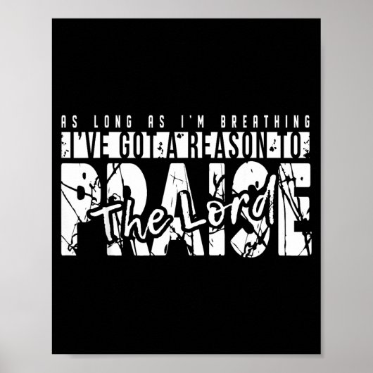 Solange ich atme, habe ich einen Grund zum Lobprei Poster (Vorne)