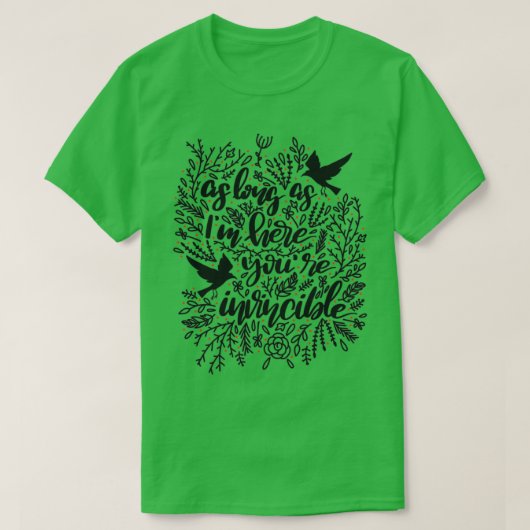 Solange ich hier bin, ist Haikyuu unbesiegbar T-Shirt (Design vorne)