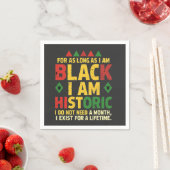 Solange ich schwarz bin, bin ich historisch serviette (Beispiel)