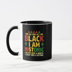 Solange ich schwarz bin, bin ich historisch tasse
