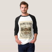 Solange Kalderi Restaurant Menü Design T-Shirt (Vorne ganz)