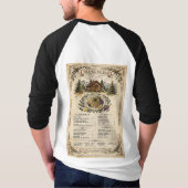 Solange Kalderi Restaurant Menü Design T-Shirt (Rückseite)