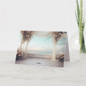 Solange mein Leben geklappt Einladungskarte (Rückseite)