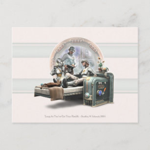 "Solange Sie Ihre Krankenversicherungskarte Got ha Postkarte