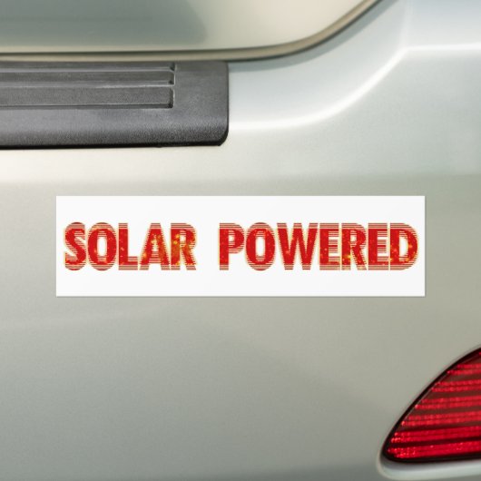 Solar angetrieben autoaufkleber (Auf Auto)