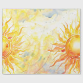 Solar Beam Brilliant Geschenkpapier (Flach)