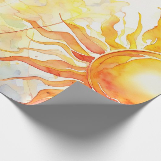 Solar Beam Brilliant Geschenkpapier (Ecke)