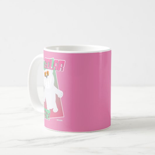 Solar Bear Funny Polar Beach Art Cartoon Spaß Kaffeetasse (Vorderseite Links)