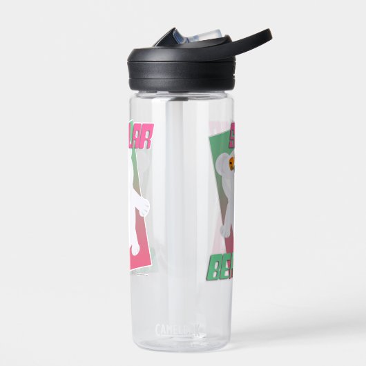 Solar Bear Funny Polar Beach Art Toon Charakter Trinkflasche (Links)