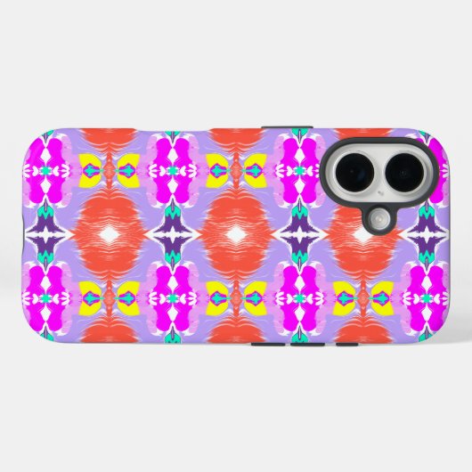 Solar Bloom Kaleidoscope Case-Mate iPhone Hülle (Rückseite (Horizontal))